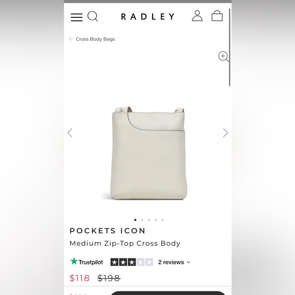 Radley yellow leather crossbody bag- super cute! - Picture 4 of 4